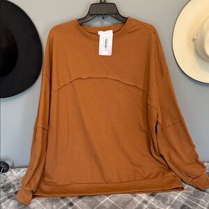 Ces Femme Brown Sweatshirt